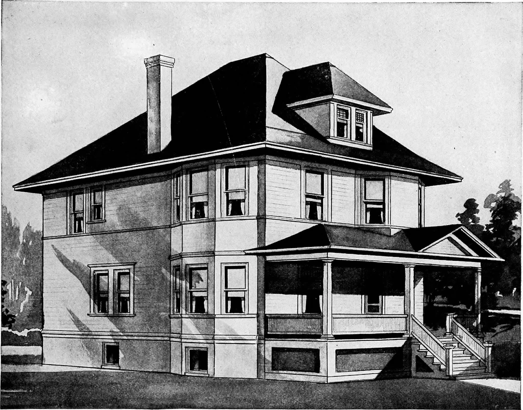 An illustration from Radford's artistic homes; 250 designs ..., 1908, leaf 124