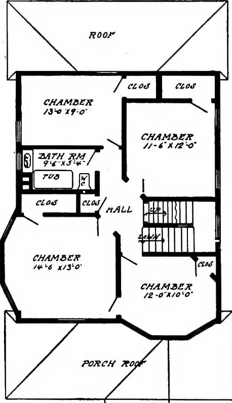 An illustration from Radford's artistic homes; 250 designs ..., 1908, leaf 124