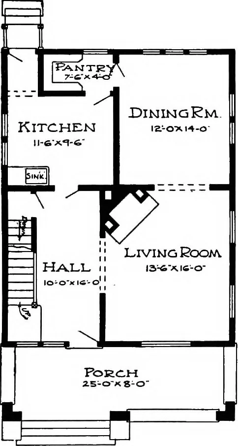 An illustration from Radford's artistic homes; 250 designs ..., 1908, leaf 125