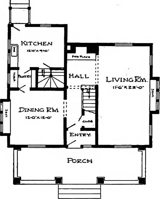 An illustration from Radford's artistic homes; 250 designs ..., 1908, leaf 127
