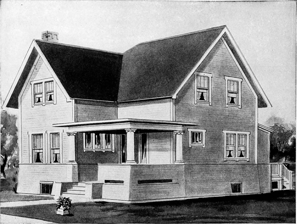 An illustration from Radford's artistic homes; 250 designs ..., 1908, leaf 131