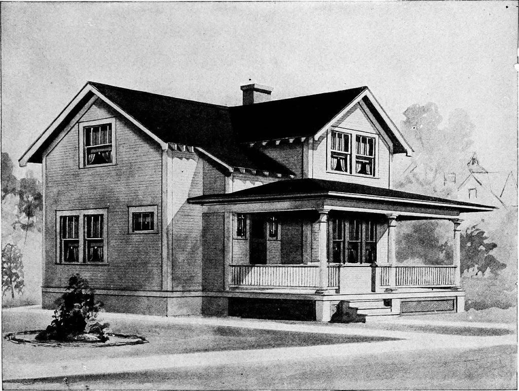 An illustration from Radford's artistic homes; 250 designs ..., 1908, leaf 132