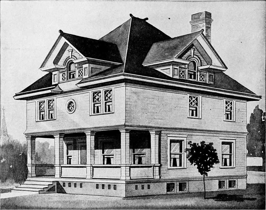 An illustration from Radford's artistic homes; 250 designs ..., 1908, leaf 133