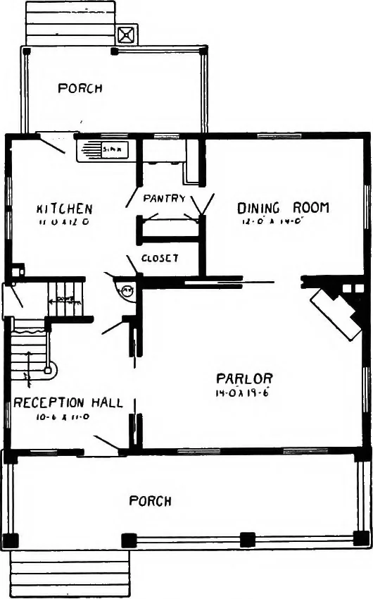 An illustration from Radford's artistic homes; 250 designs ..., 1908, leaf 133