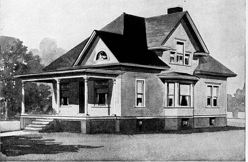 An illustration from Radford's artistic homes; 250 designs ..., 1908, leaf 135