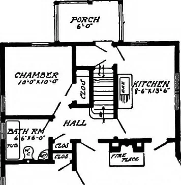 An illustration from Radford's artistic homes; 250 designs ..., 1908, leaf 135