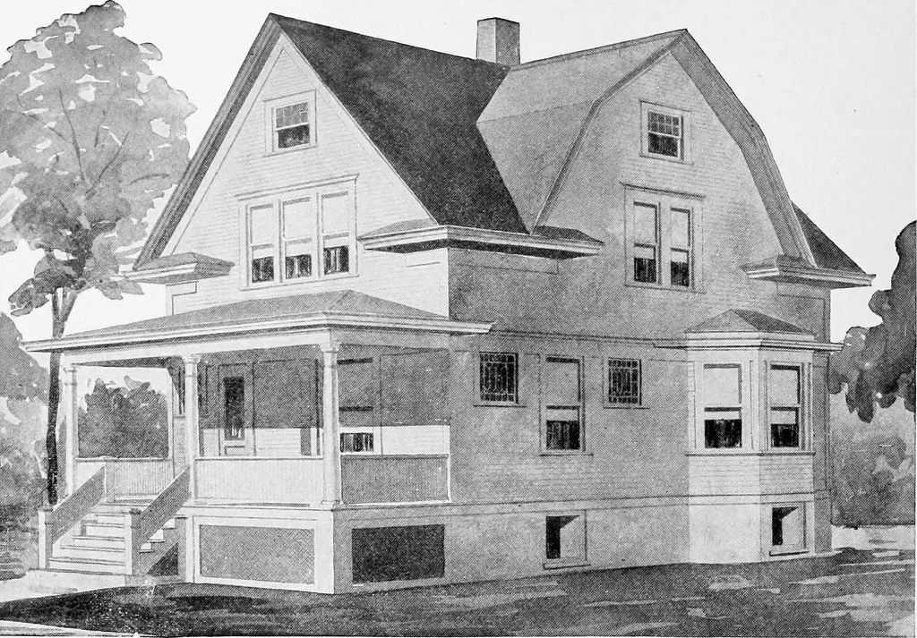 An illustration from Radford's artistic homes; 250 designs ..., 1908, leaf 137