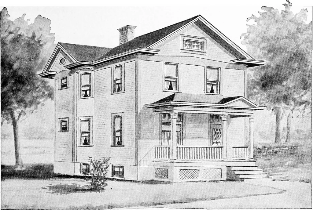 An illustration from Radford's artistic homes; 250 designs ..., 1908, leaf 138