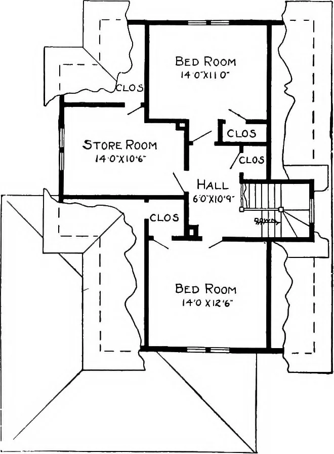 An illustration from Radford's artistic homes; 250 designs ..., 1908, leaf 14