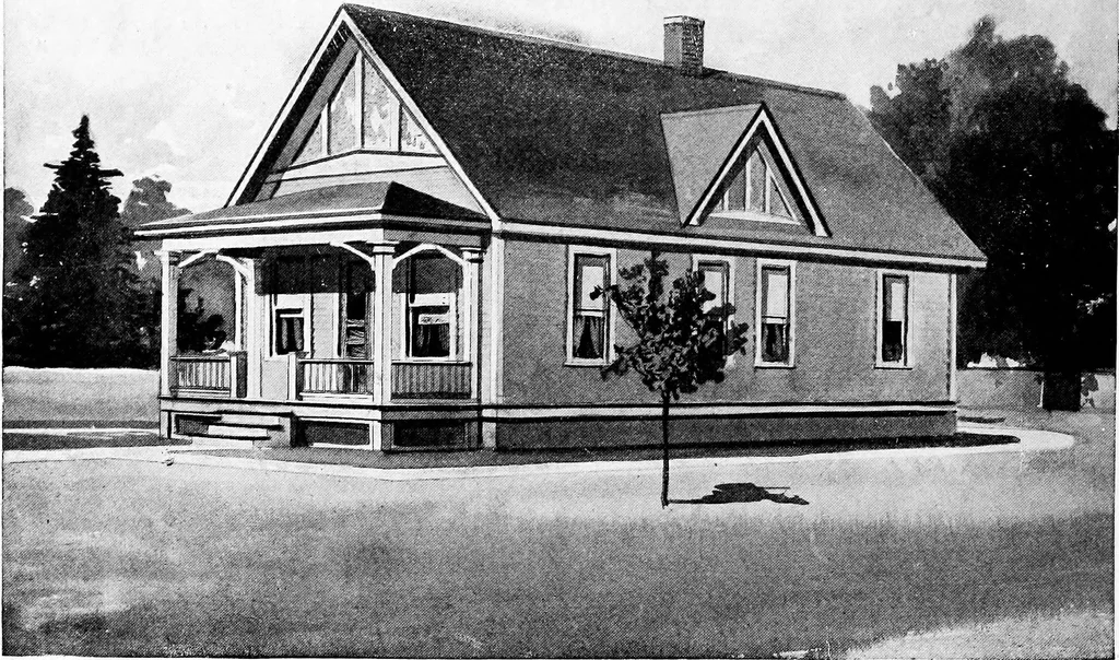 An illustration from Radford's artistic homes; 250 designs ..., 1908, leaf 141