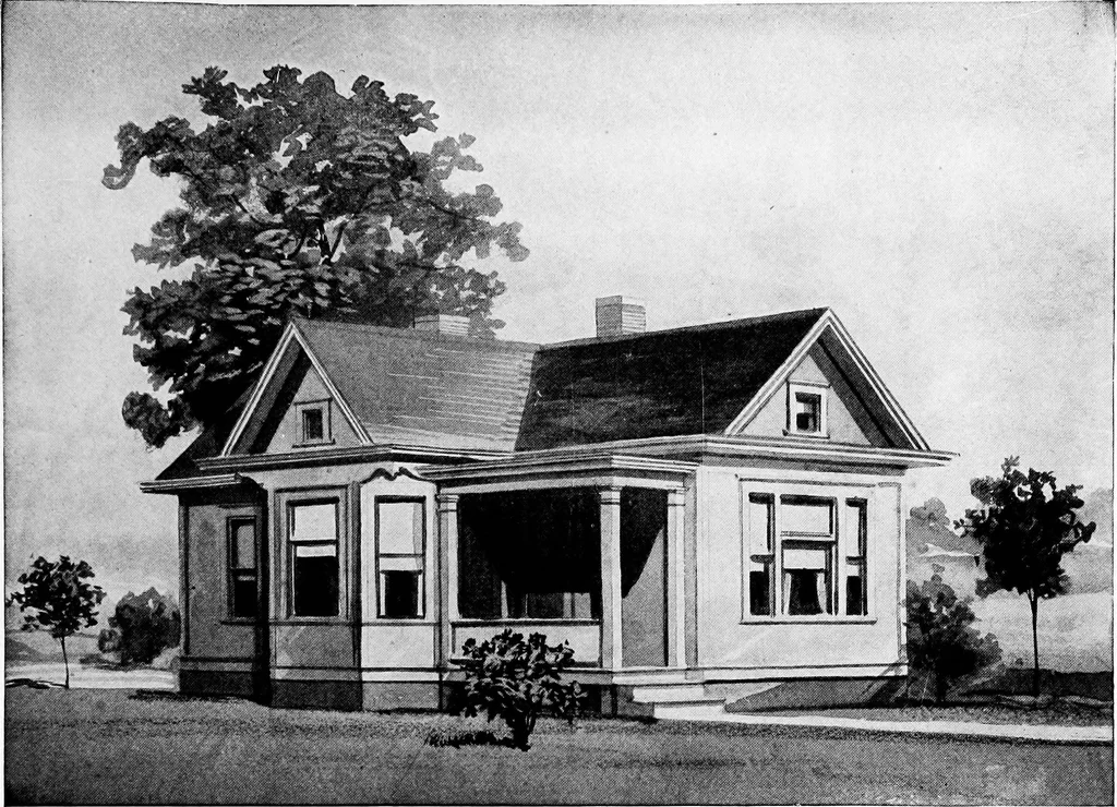 An illustration from Radford's artistic homes; 250 designs ..., 1908, leaf 142