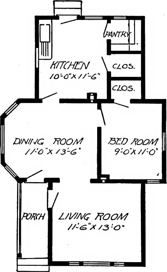An illustration from Radford's artistic homes; 250 designs ..., 1908, leaf 142