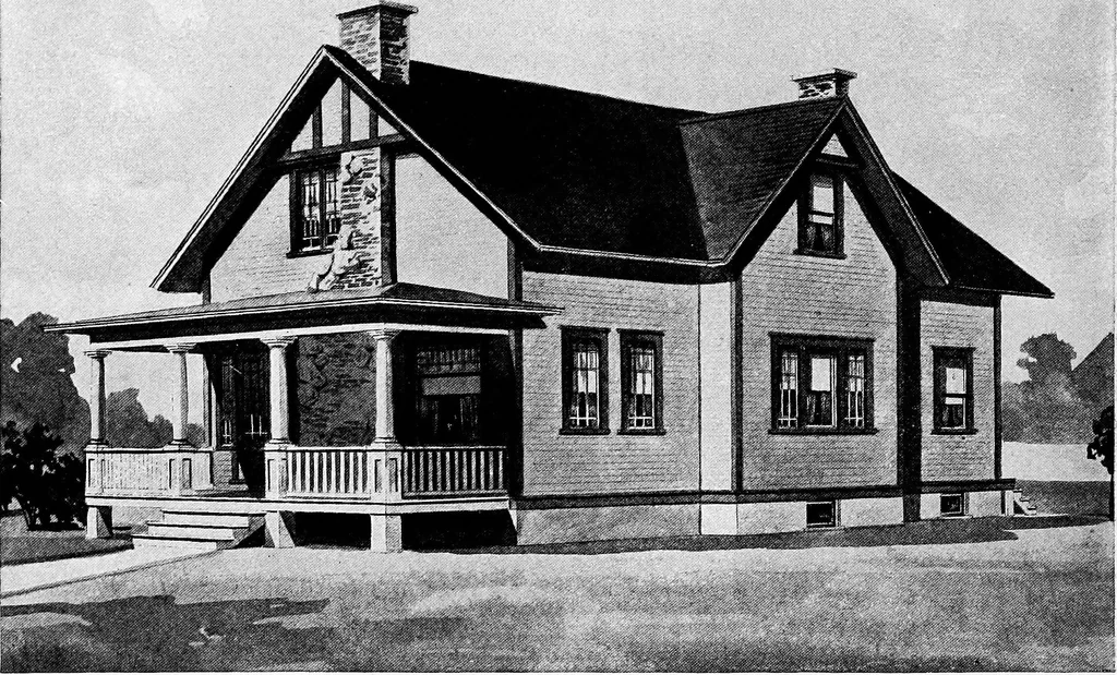 An illustration from Radford's artistic homes; 250 designs ..., 1908, leaf 143