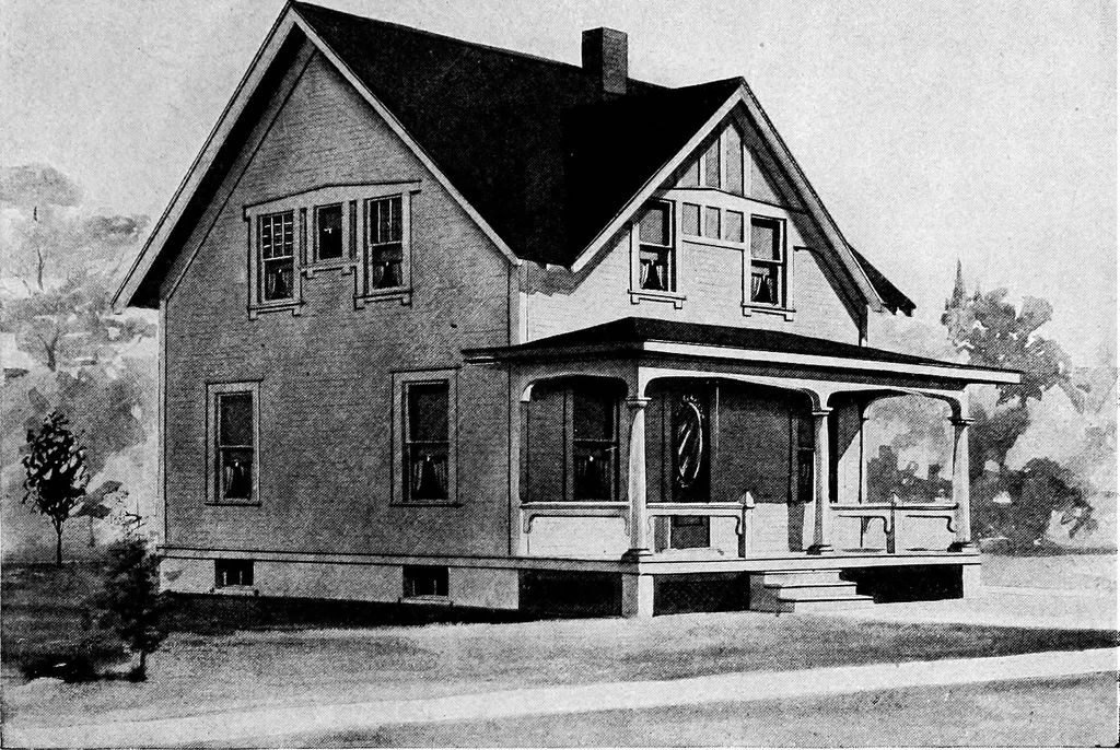 An illustration from Radford's artistic homes; 250 designs ..., 1908, leaf 144
