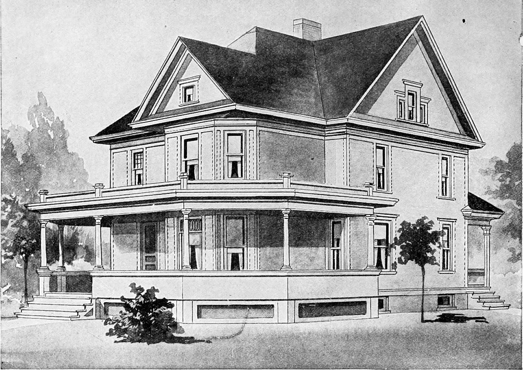 An illustration from Radford's artistic homes; 250 designs ..., 1908, leaf 145