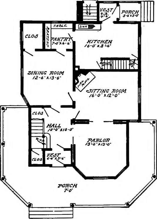 An illustration from Radford's artistic homes; 250 designs ..., 1908, leaf 145