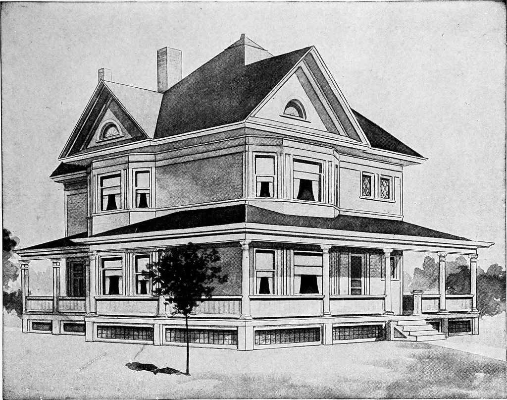 An illustration from Radford's artistic homes; 250 designs ..., 1908, leaf 146