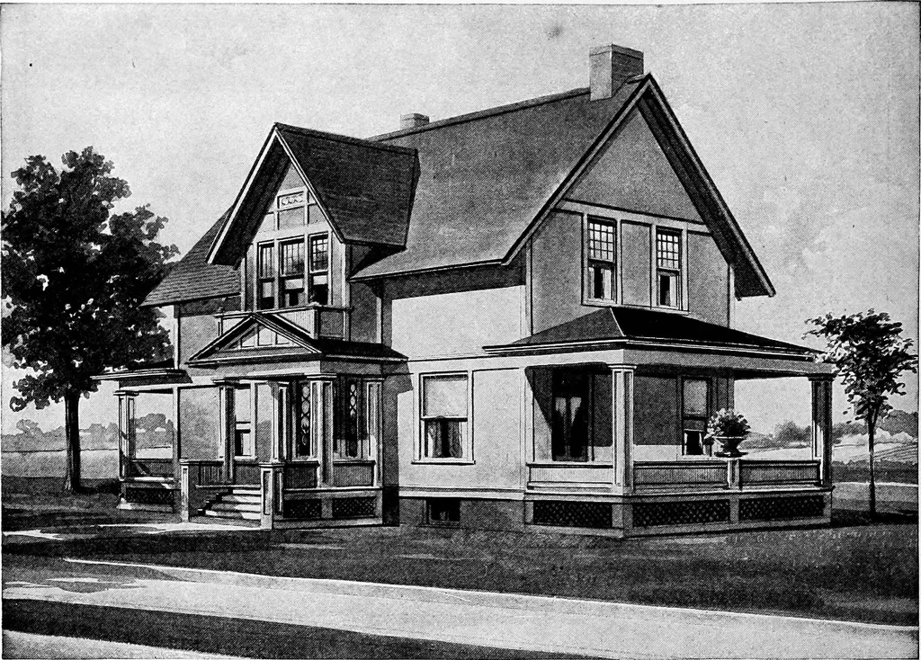 An illustration from Radford's artistic homes; 250 designs ..., 1908, leaf 147