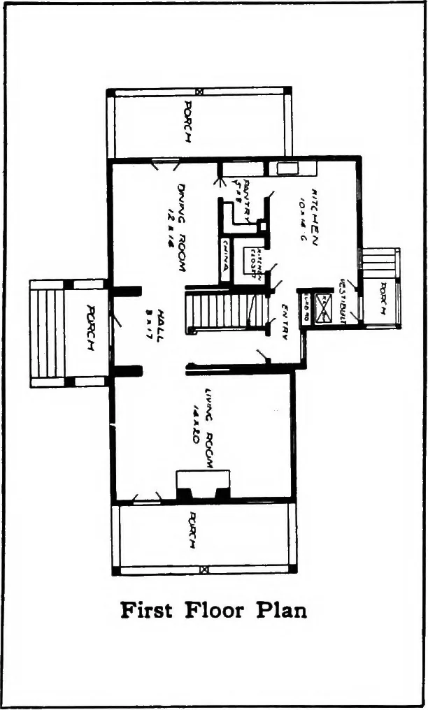 An illustration from Radford's artistic homes; 250 designs ..., 1908, leaf 147