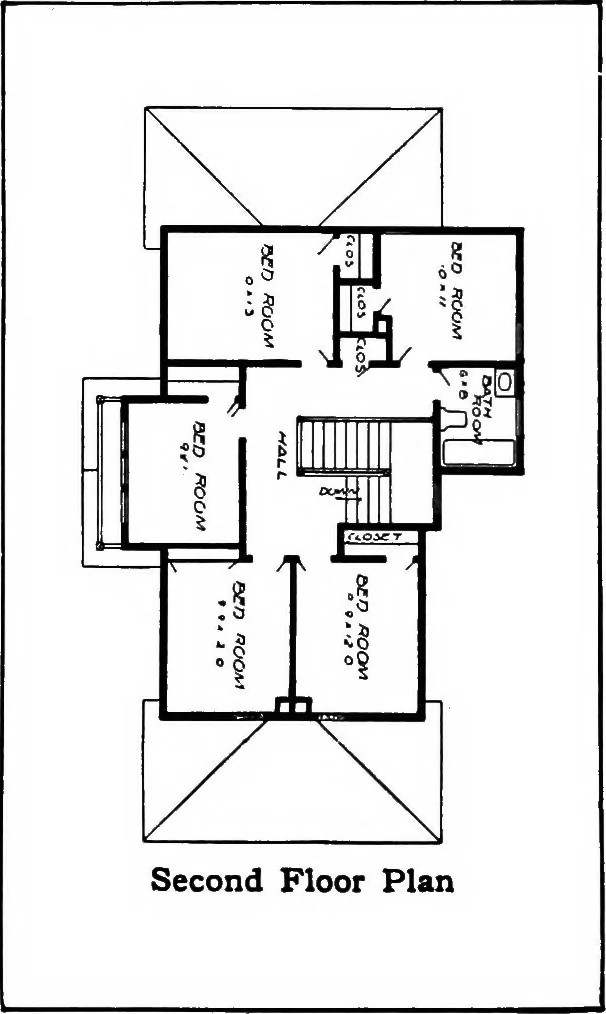 An illustration from Radford's artistic homes; 250 designs ..., 1908, leaf 147