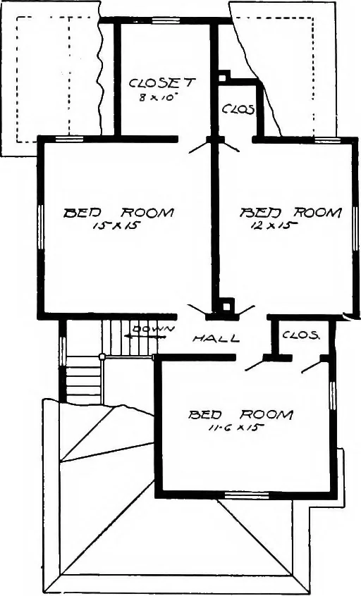 An illustration from Radford's artistic homes; 250 designs ..., 1908, leaf 148