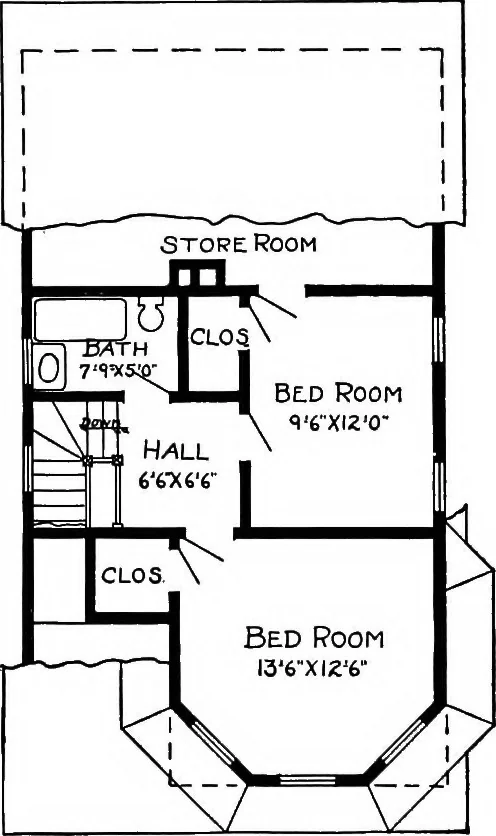 An illustration from Radford's artistic homes; 250 designs ..., 1908, leaf 150