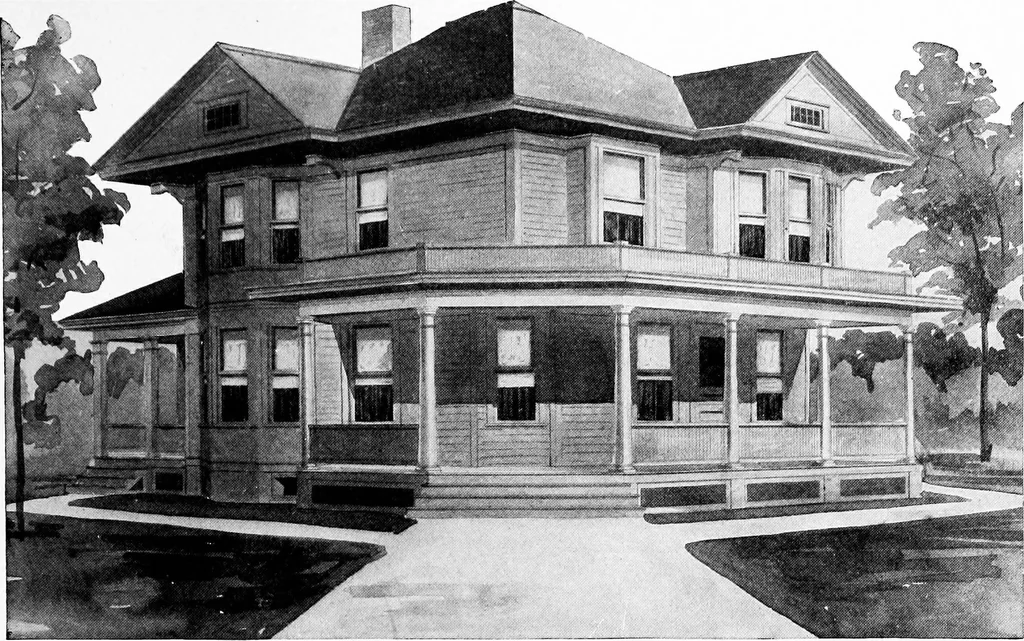 An illustration from Radford's artistic homes; 250 designs ..., 1908, leaf 152