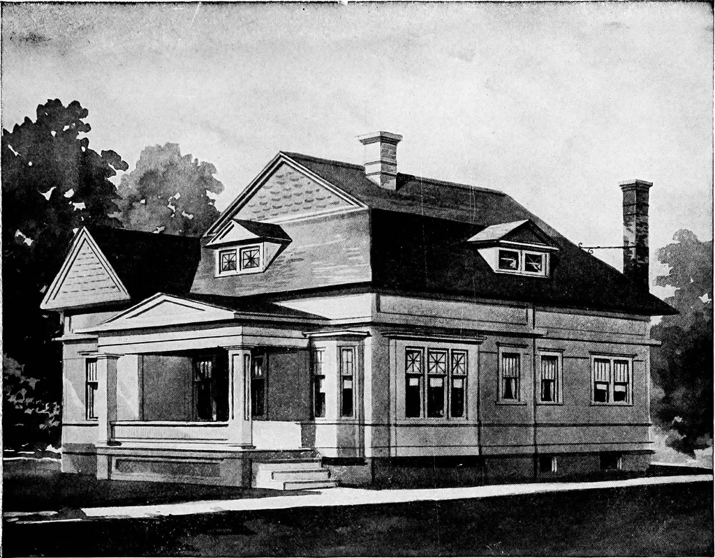 An illustration from Radford's artistic homes; 250 designs ..., 1908, leaf 154