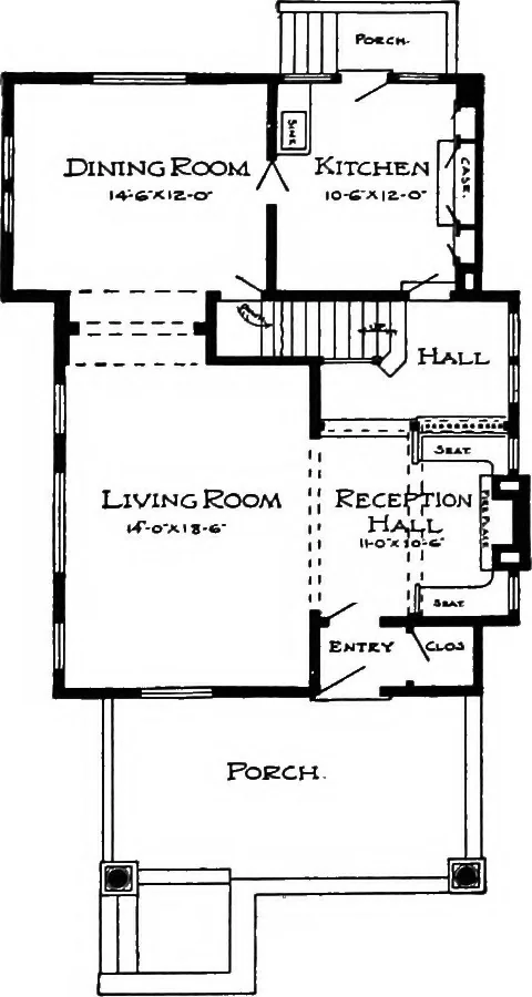 An illustration from Radford's artistic homes; 250 designs ..., 1908, leaf 157