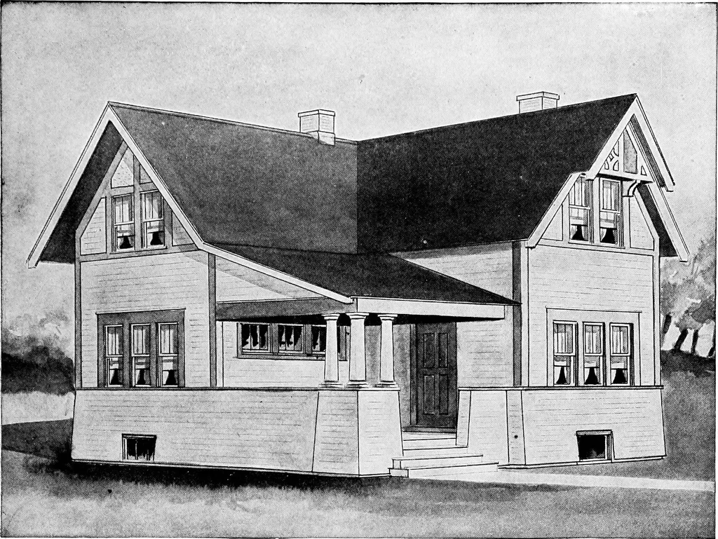 An illustration from Radford's artistic homes; 250 designs ..., 1908, leaf 158