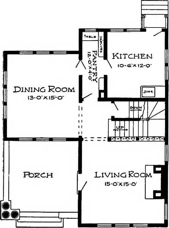 An illustration from Radford's artistic homes; 250 designs ..., 1908, leaf 158