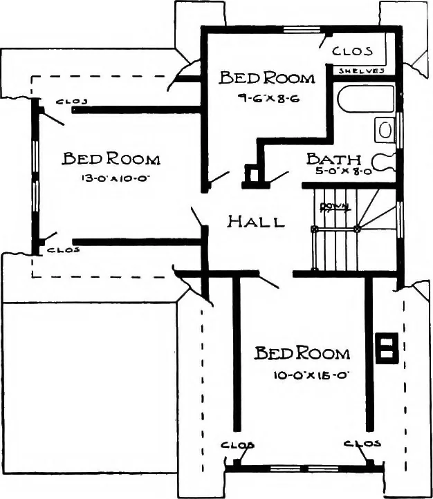 An illustration from Radford's artistic homes; 250 designs ..., 1908, leaf 158