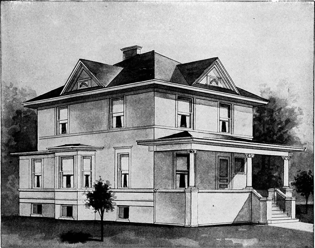 An illustration from Radford's artistic homes; 250 designs ..., 1908, leaf 16