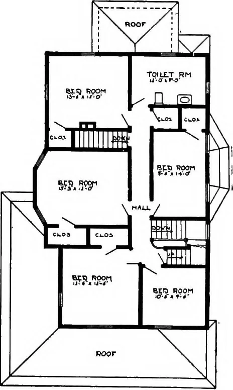 An illustration from Radford's artistic homes; 250 designs ..., 1908, leaf 162