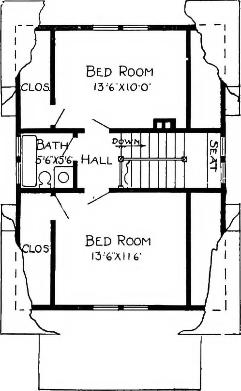 An illustration from Radford's artistic homes; 250 designs ..., 1908, leaf 163