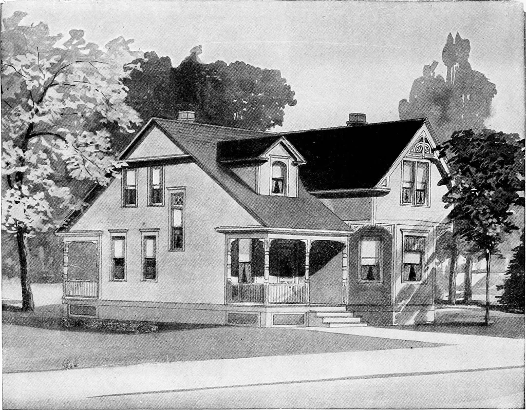 An illustration from Radford's artistic homes; 250 designs ..., 1908, leaf 165