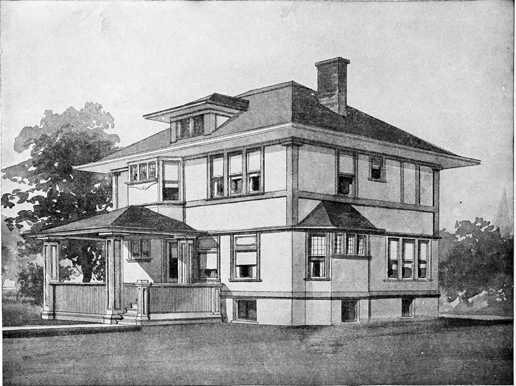 An illustration from Radford's artistic homes; 250 designs ..., 1908, leaf 167