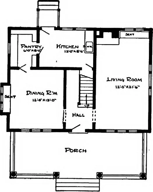 An illustration from Radford's artistic homes; 250 designs ..., 1908, leaf 168