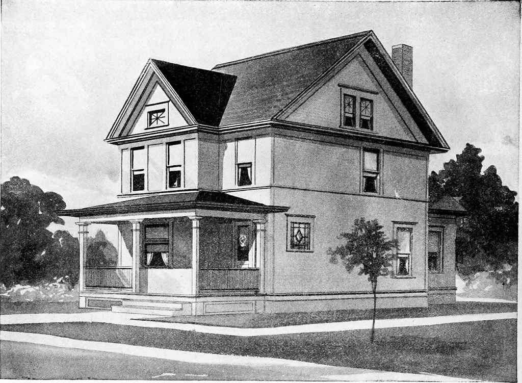 An illustration from Radford's artistic homes; 250 designs ..., 1908, leaf 177