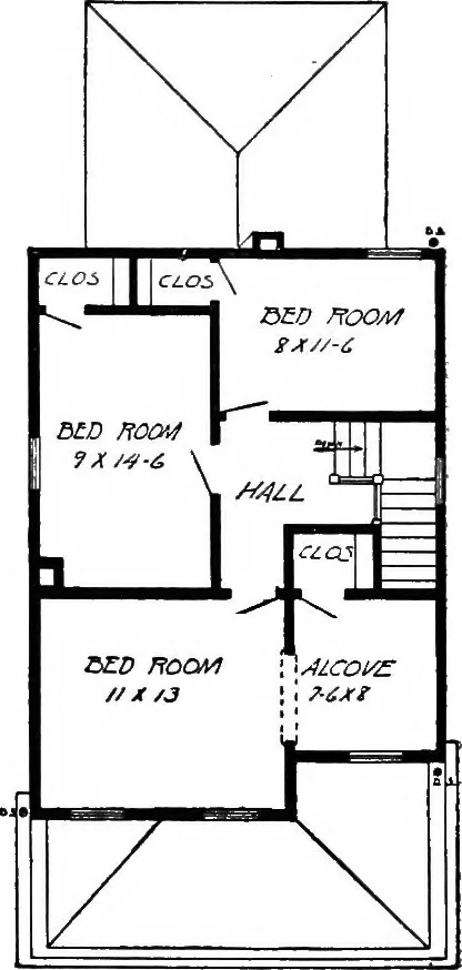An illustration from Radford's artistic homes; 250 designs ..., 1908, leaf 177