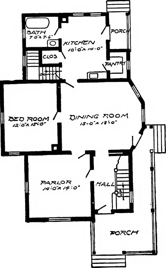 An illustration from Radford's artistic homes; 250 designs ..., 1908, leaf 179
