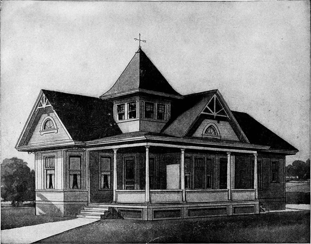 An illustration from Radford's artistic homes; 250 designs ..., 1908, leaf 183