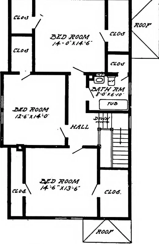 An illustration from Radford's artistic homes; 250 designs ..., 1908, leaf 184