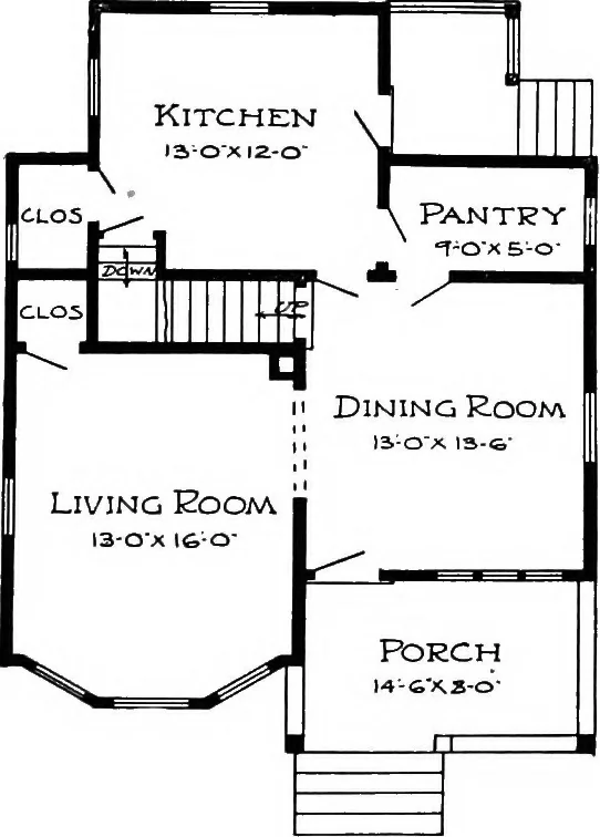 An illustration from Radford's artistic homes; 250 designs ..., 1908, leaf 185