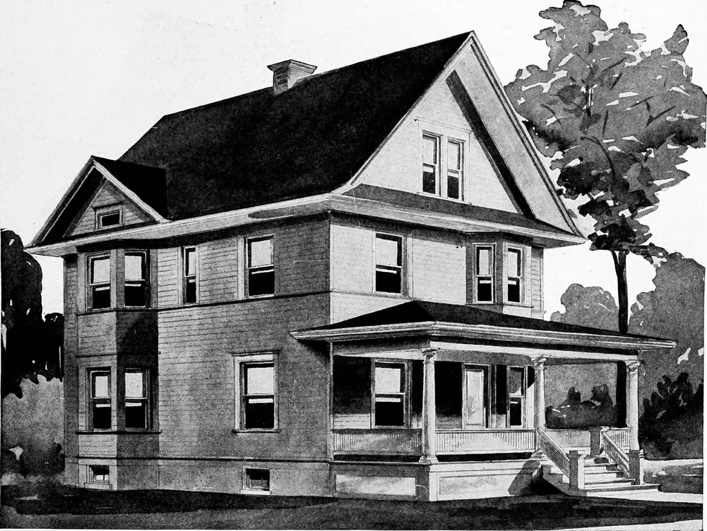 An illustration from Radford's artistic homes; 250 designs ..., 1908, leaf 186