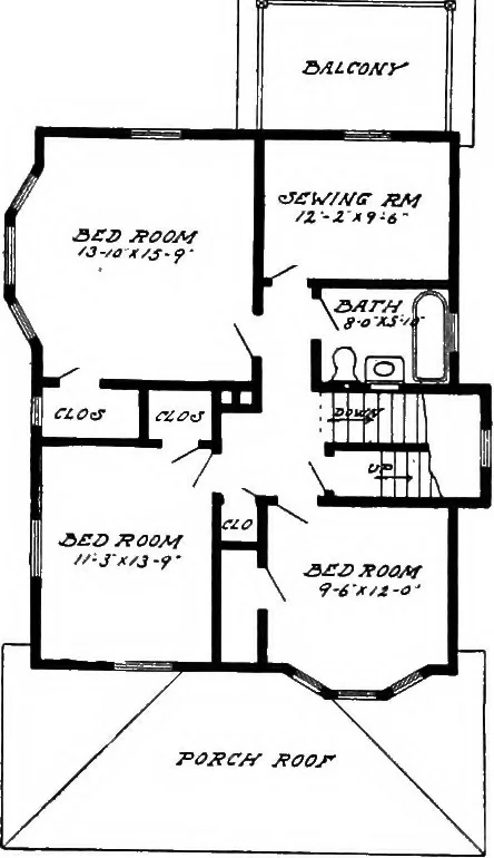 An illustration from Radford's artistic homes; 250 designs ..., 1908, leaf 186