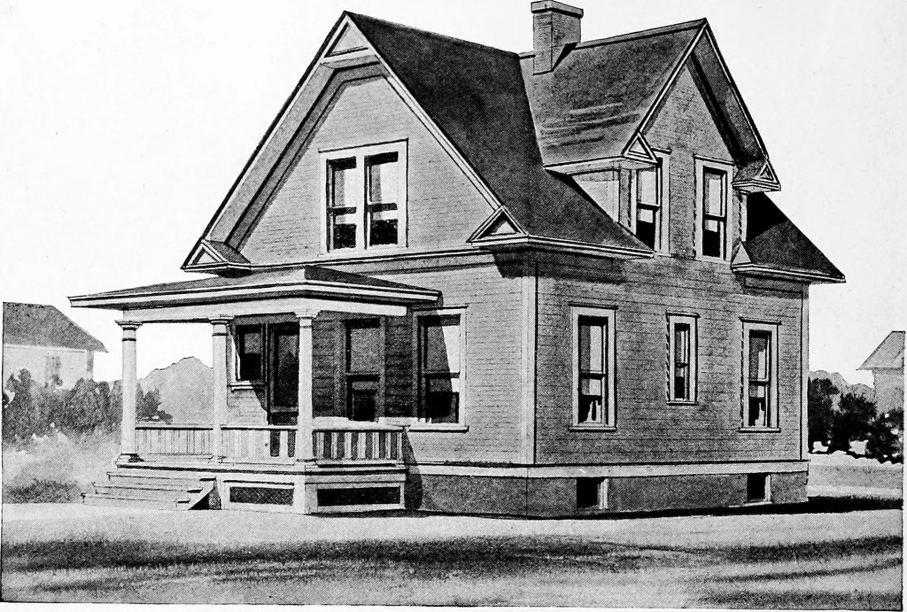 An illustration from Radford's artistic homes; 250 designs ..., 1908, leaf 187