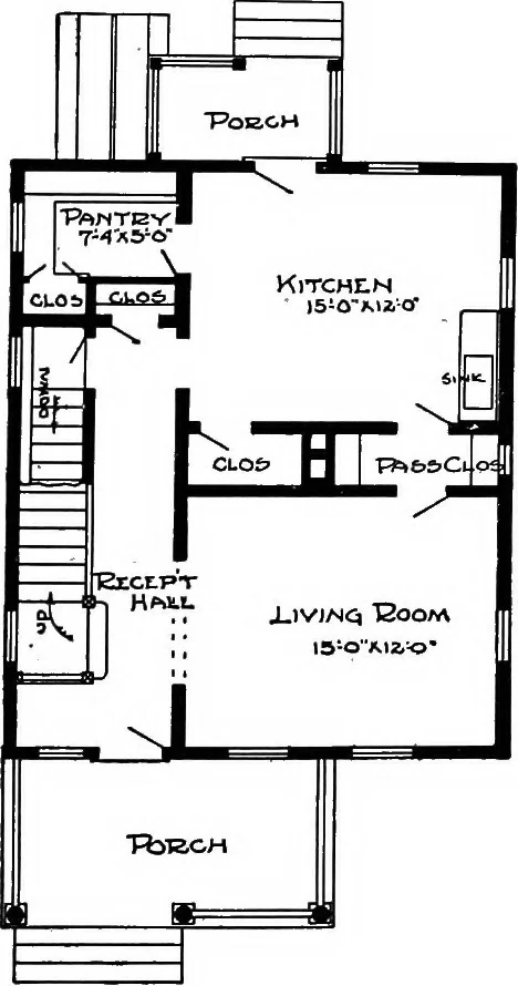 An illustration from Radford's artistic homes; 250 designs ..., 1908, leaf 187