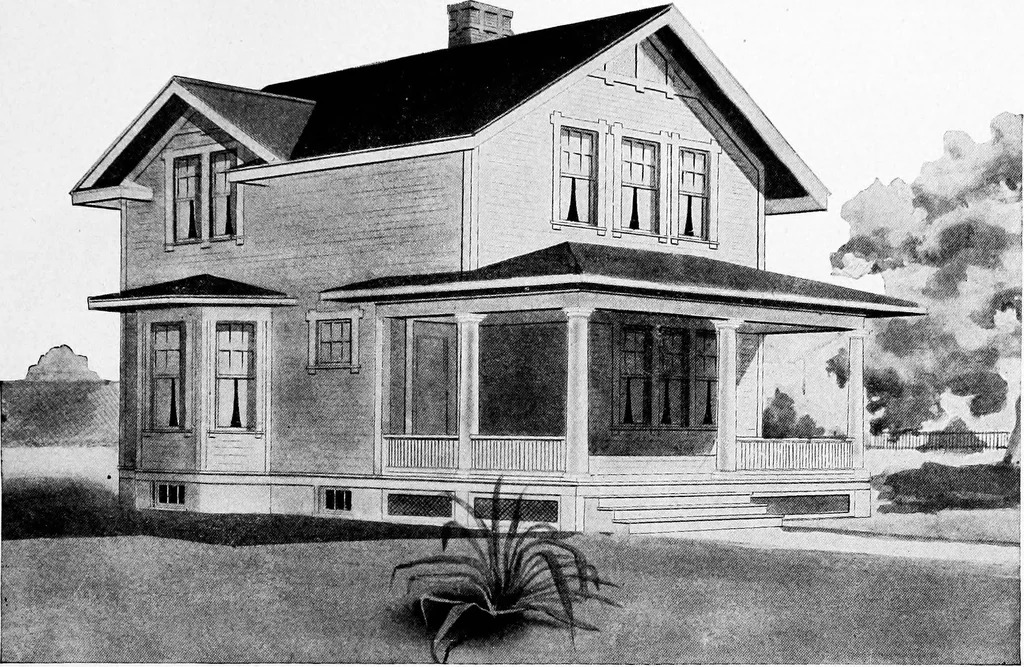 An illustration from Radford's artistic homes; 250 designs ..., 1908, leaf 188