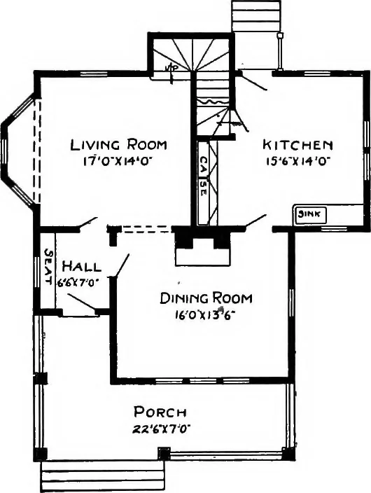 An illustration from Radford's artistic homes; 250 designs ..., 1908, leaf 188